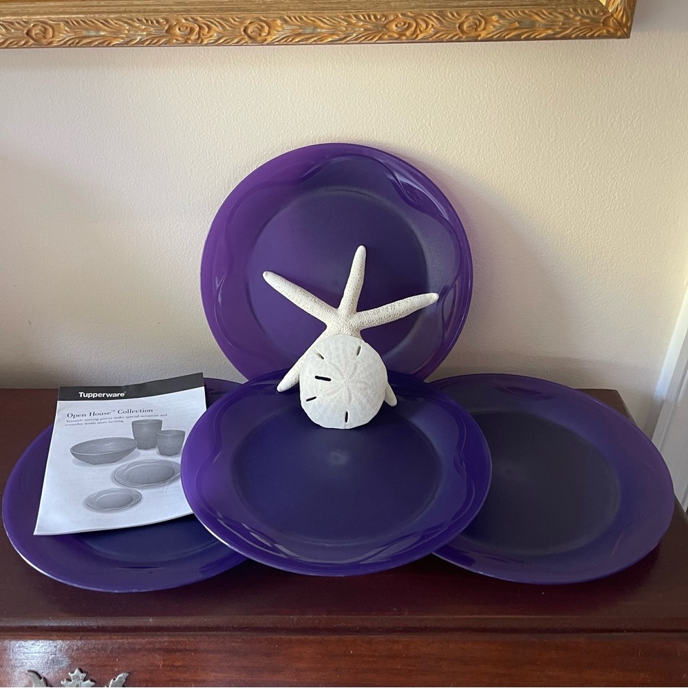 Tupperware NEW Open House Dessert Plates